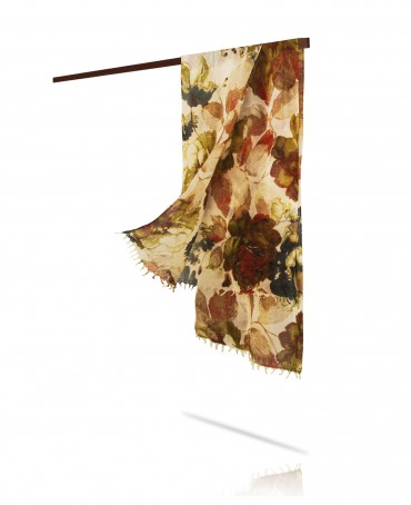 Палантин Женский W40-PORTE.FLEUR/ROUGE